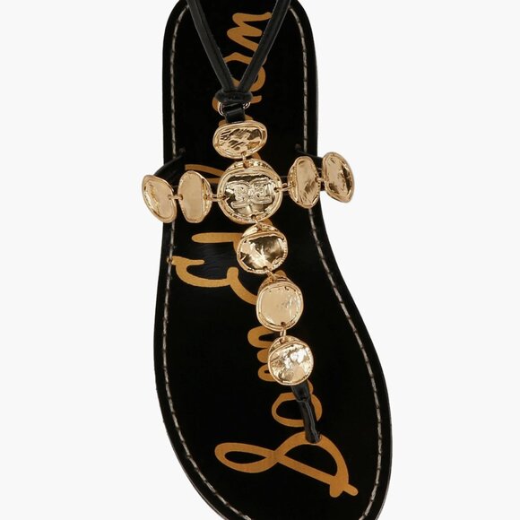 NEW Sam Edelman Deirdre Ankle Wrap Sandal (Women) 8.5M, BLACK - Picture 8 of 11